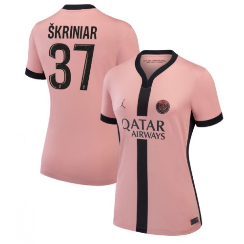 Fotbalové Dres Paris Saint-Germain Milan Skriniar #37 Dámské Alternativní 2024-25 Krátký Rukáv